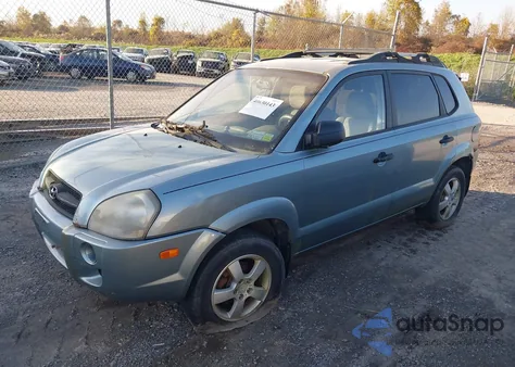 2006 Hyundai Tucson Gl from USA, damaged, VIN KM8JM12B16U438083